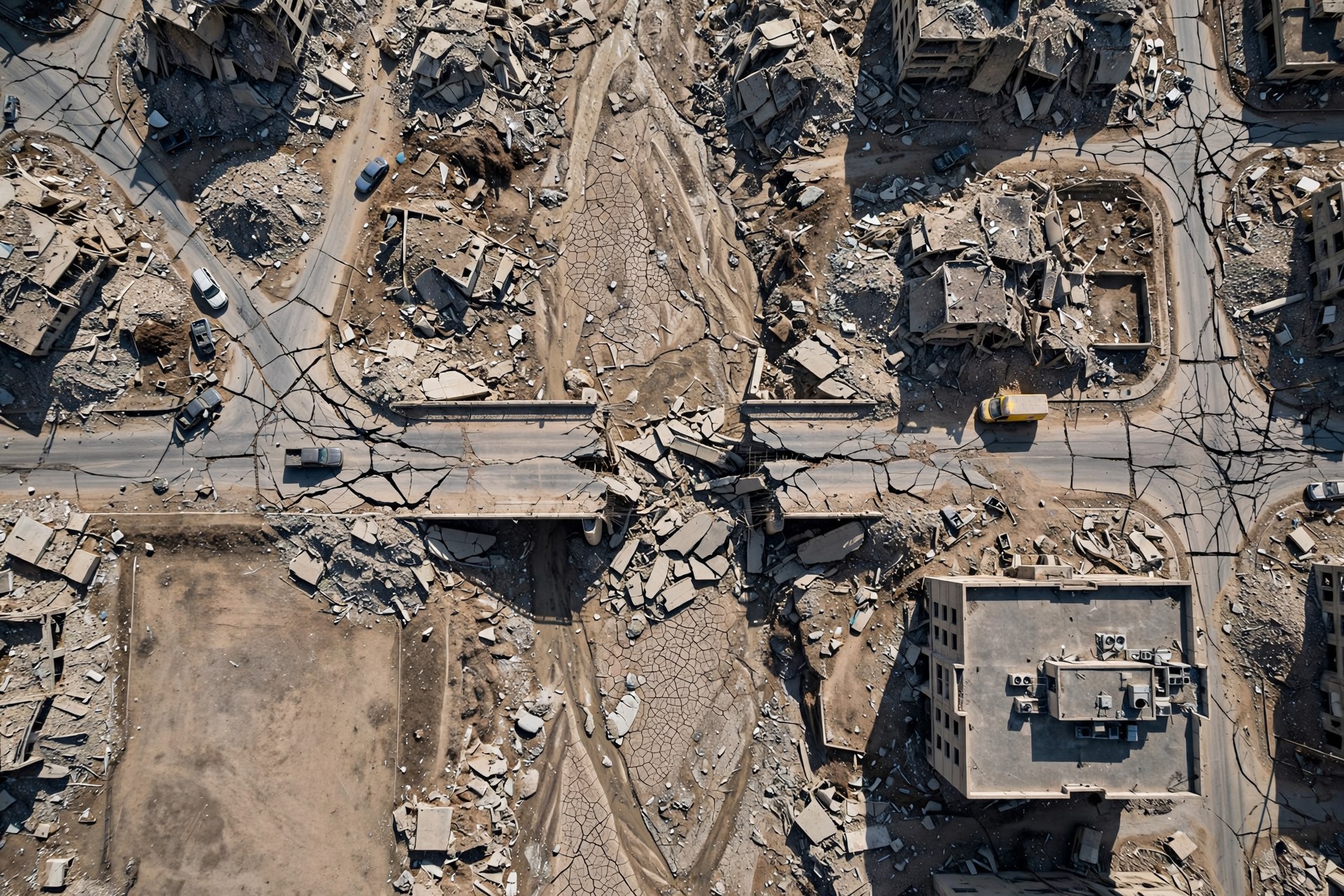 Earthquake Bridge & Rubble