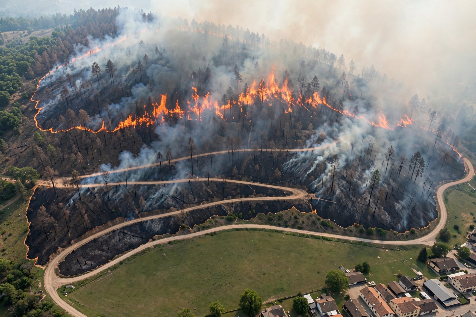 Wildfire Front & Helipad Meadow